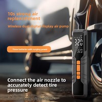 Compresseur de gonflage de pneus de voiture ABS pour secours routier, utilisation d'urgence, gonfleur de pneus numérique portable avec lumière LED 60W 12V