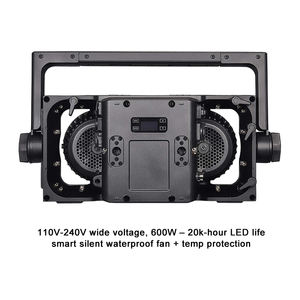 Igracelite CRI 95 2x300W RGBAWW LED 摇头灯 IP65 防水 DMX512/RDM 舞台灯光，适用于音乐会活动 - Product Image 6