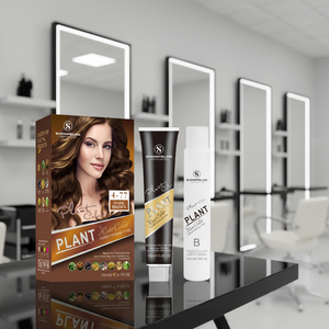 Tinta per Capelli Professionale da Donna Crema Colorante di Alta Qualità Senza Ammoniaca Semi-permanente Copre i Capelli Grigi Colore Duraturo - Product Image 1