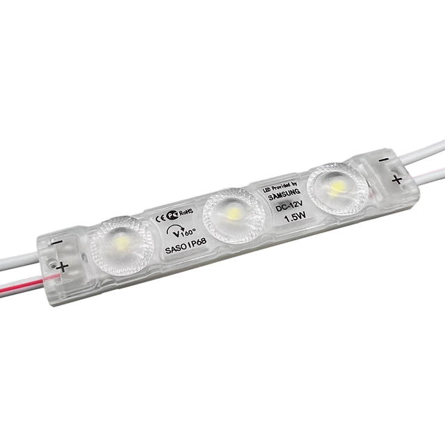 DC 12V 1.5W Injection IP68 Waterproof 6212 LED Signage Light SMD Advertising Module for Ultra-thin Light Box Channel Letter Sign