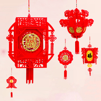 Lanternes chinoises en feutre personnalisées pour les mariages, les anniversaires et autres célébrations de fêtes