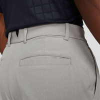 Short de golf hybride 10.5 ''pour homme, coupe debout, fermeture à bouton pression, fermeture zippée, short uni