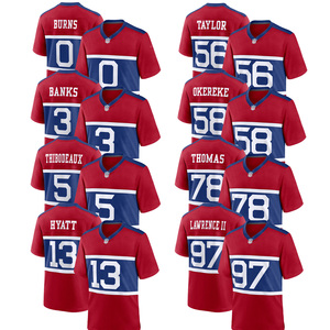 Camisetas de Fútbol Americano Personalizadas con el Logotipo del New York Century <span class=keywords><strong>Red</strong></span> Jersey 2025 para Hombre y Mujer, Uniformes Juveniles Bordados y Cosidos - Product Image 1