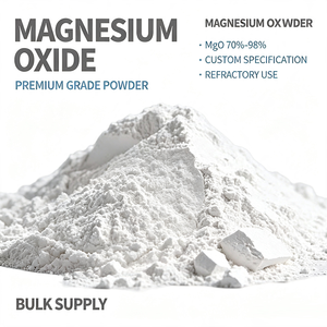 Oxyde de magnésium (<span class=keywords><strong>MgO</strong></span>) de qualité réfractaire 85% 95% 200 Mesh / 325 Mesh, poudre de <span class=keywords><strong>MgO</strong></span> à faible teneur en impuretés - Product Image 1