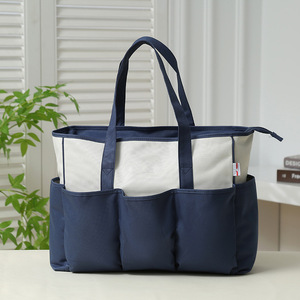 Juego de Bolsas para Pañales con Bloques de Color, Gran Capacidad, Expandible, de Poliéster, para el Cuidado del Bebé, Uso Doméstico, Primavera 2024 - Product Image 2