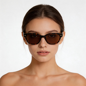 Gafas de Sol Cuadradas de Acetato para Mujer, Montura Completa, Lentes con Protección UV 100%, Estilo Casual y Moderno, Disponibles - Product Image 1