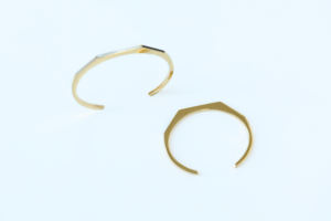 Brazalete Composition Bangle02 de Oro Amarillo de 14K con Diamantes, Joyería al por Mayor, Fabricante de Joyería Fina, Brazalete de Diseño Personalizado, Proveedor OEM ODM - Product Image 4