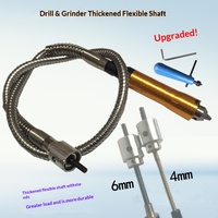 Ensemble de remplacement de mandrin de 6,5 mm pour meuleuse à suspension haute précision avec arbre flexible en caoutchouc, garantie 3 ans