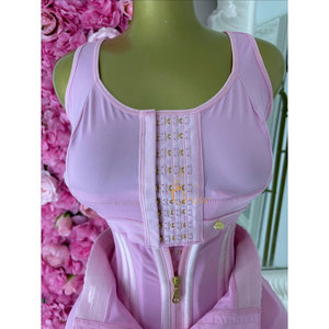 Corsé posparto rosa bebé con cremallera, faja moldeadora de cintura para mujer, <span class=keywords><strong>sexy</strong></span>, que realza las curvas - Product Image 1