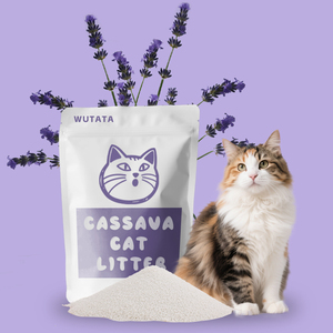 Oem mẫu miễn phí thân thiện với môi sắn mèo xả rác bụi thấp nhanh clumping Flushable phân hủy sinh học cao hấp phụ Rose hoa oải hương - Product Image 1
