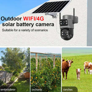 Cámara CCTV solar inalámbrica de 6MP, tarjeta SIM 4G, vídeo en red Full HD 3K, WiFi, 4G, cámaras de seguridad para el hogar, visión nocturna PTZ para exteriores - Product Image 5