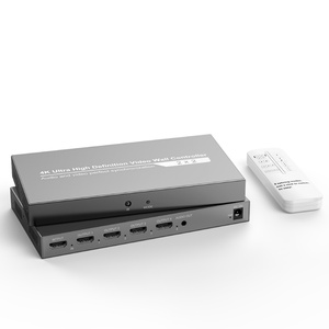 ตัวควบคุมวิดีโอวอลล์ 4K 2x2 HDMI 1 อินพุต 4 เอาต์พุต โปรเซสเซอร์ต่อภาพหลายจอสำหรับป้ายดิจิทัลและระบบประชุม - Product Image 1