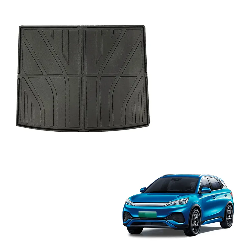 Аксессуары для салона автомобиля задний багажник коврик автозапчасти прочный легкий для очистки Водонепроницаемый 3D грузовой коврик Linner для BYD ATTO 3 юаней плюс