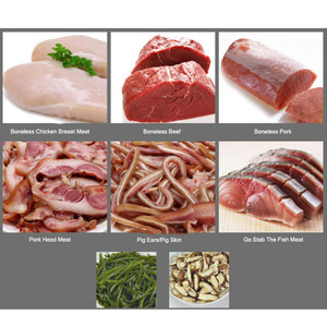 Mesin Pengiris Daging Listrik Jz Stainless Steel Komersial untuk Daging Segar