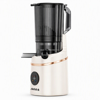 Extracteur de jus lent AOJA 250W, faible bruit, panneau tactile, goulot large de 14 cm, taux d'extraction de jus jusqu'à 75 %, nettoyage facile avec brosse, OEM