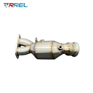Für BMW <span class=keywords><strong>335i</strong></span> N55 E90 <span class=keywords><strong>E92</strong></span> E82 E91 200 Zellen Hochleistungs-Katalysator-Downpipe aus 304 Edelstahl - Product Image 3