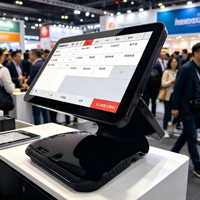 Terminal de point de vente tout-en-un Android Windows 15,6 pouces avec écran tactile de bureau, résolution 1366x768, garantie 1 an DiligenCe