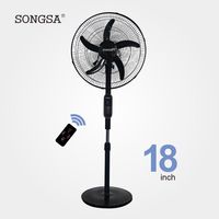 Ventilateur sur pied électrique réglable en hauteur, série de 10, 16 et 18 pouces avec télécommande, idéal pour la maison et le commerce – Vente en gros directe usine