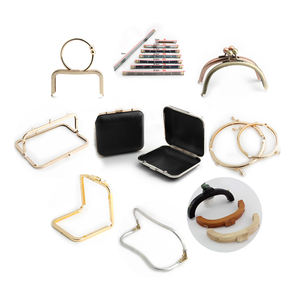 Bronze -Sac à Pièces En Métal Pour Femmes, 8.5cm, Fermoir De Porte Monnaie, Cadre Molletonné