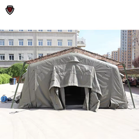 Double coffre-fort personnalisé vert vivant grande toile de camping médical catastrophe gonflable camping tactique tentes de secours