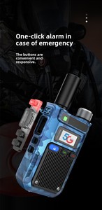 Radio bidirectionnelle portable étanche rechargeable longue portée pour la randonnée en extérieur et les chantiers de construction - Product Image 5