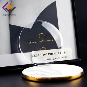 Manufacture CR39 1.499 lentilles optiques progressives avec longue lentille ophtalmique de lunettes multifocales <span class=keywords><strong>anti</strong></span>-reflet de couloir - Product Image 1