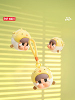 POPMART Asli untuk Crybaby Tears Flow Into the Sea Series Tas Headset Boneka Blind Box Hadiah Gantungan Kunci Mainan Trendi
