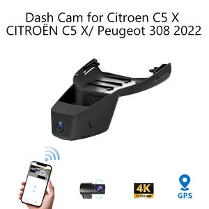Caméra embarquée HD 4K pour Citroën <span class=keywords><strong>C5</strong></span> X avec deux objectifs DVR avant et arrière, GPS, Plug and Play - Product Image 2
