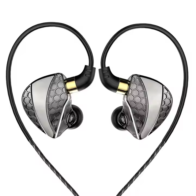 Copper Driver HiFi Wired Earphone Sport Running Neckband in Ear