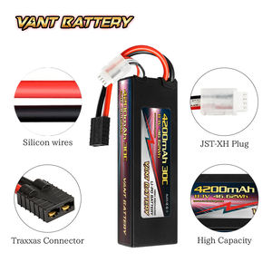 Vant 3S Lipobatterij 4200Mah 30c 11.1V 2S Formaat Harde Hoes Met Deken & Trx Plug Voor Rc Auto - Product Image 3