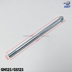 Axe de roue arrière de haute qualité GN125 GS125, axe de roue personnalisé, axe de roue avant pour moto SUZUKI125, accessoires d'axe - Product Image 3