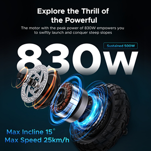 Patinete Eléctrico ENGWE Y600 Mejorado con Doble Suspensión de Amortiguación, Scooter Todoterreno de 10 Pulgadas, 48V 18AH, Patinete Eléctrico de Dos Ruedas, Stock en UE y EE. UU. - Product Image 4
