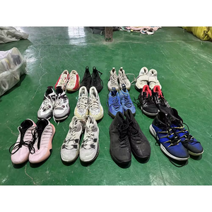 Chaussures de basketball pour hommes, haute tige, respirantes, baskets de marque d'occasion, style original de marque internationale, vente en gros - Product Image 2