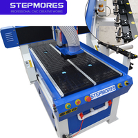 Fresadora CNC 6090ATC para Madera con Cambio Automático de Herramienta, Husillo de 2.2kW/3kW con Enfriamiento por Agua, Máquina de Tallado y Fresado