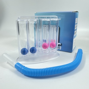 Hochwertiger Vier-Ball-Atemtrainer 800ml Atemübungsgerät <span class=keywords><strong>Spirometer</strong></span> für Atemtraining - Product Image 5