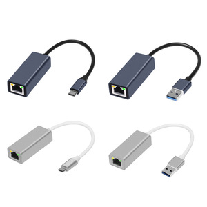 <strong>USB</strong> Type C to RJ45 Wired Network Card Super Speed <strong>USB</strong> 3.0 to <strong>Ethernet</strong> 1000Mbps <strong>Adapter</strong> for Macbo Laptop - Product Image 4