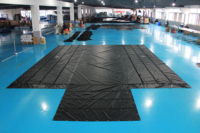 Toiles de protection légères de 24 pi x 27 pi avec chute de 8 pi pour camion à plateau