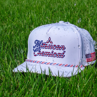Casquette de golf structurée en nylon à 5 panneaux avec logo brodé personnalisé, style aviateur, performance, imperméable, pour équipe et club