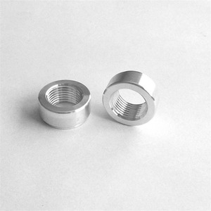 อะลูมิเนียม CNC ขนาด 1/8" NPT 1/4 3/8 1/2 NPT เกลียวตัวเมียแบบเชื่อมติดถังน้ำมันเชื้อเพลิง อะไหล่เชื่อมต่อ รับสั่งทำตามแบบ - Product Image 4
