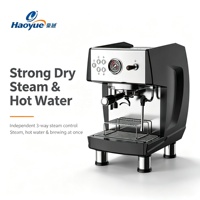 Machine à café expresso semi-automatique professionnelle en acier inoxydable, multi-chaudières, température PID, pompe ULKA importée, brassage continu, OEM