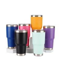 Tasse de voyage personnalisée de 30oz Nouveau design moderne Tumbler en acier inoxydable à double paroi Stock disponible