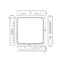 Nouvel Ordinateur de Bureau Industriel Robuste et Sans Ventilateur avec Interface Legacy ISA Slot PCI DB25 LPT VGA pour Windows 10/11/Linux, Processeur I5/I7, SSD+HDD