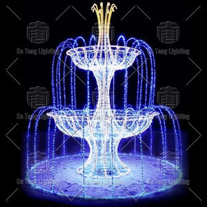 Custom Christmas Fountain Motif Display <b>Light</b> for Theme Parks, Streets and Seasonal Lighting Projects - Product Image 2