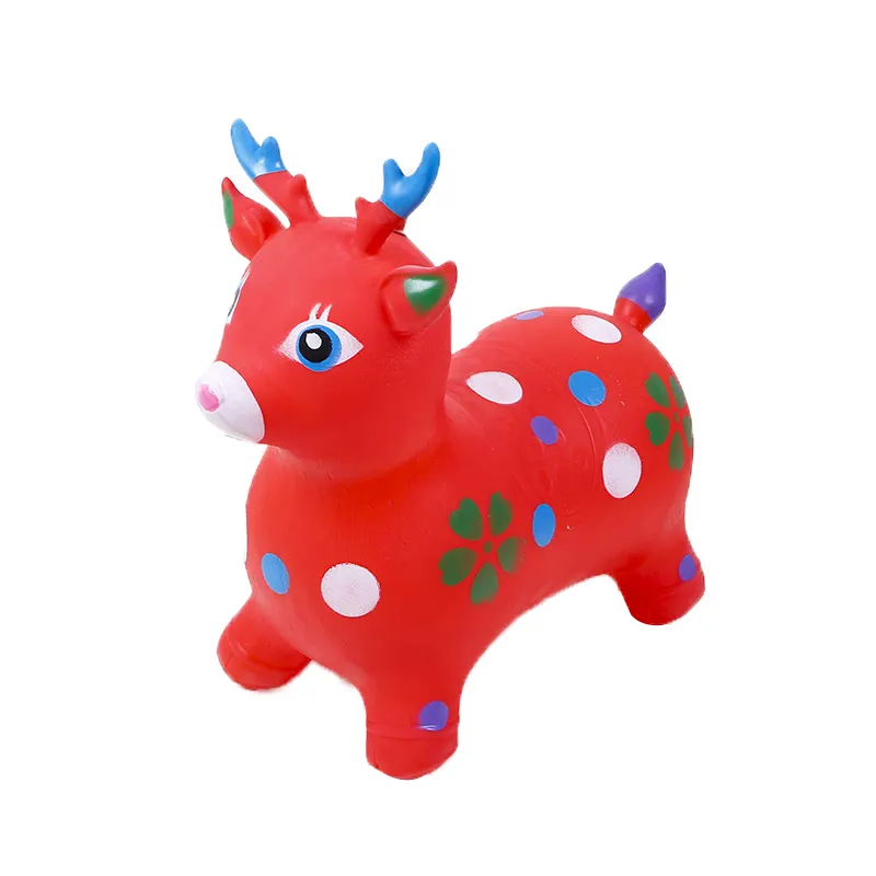 Groothandel sterke kwaliteit kinderen springen dier koe speelgoed met schilderen en muzikale