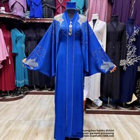 Robe longue d'été pour femmes grandes tailles, style ethnique, tissu extensible quadridirectionnel, motif géométrique