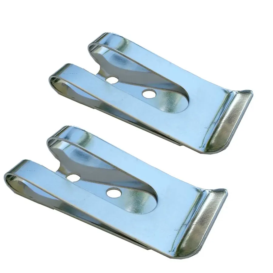 China Factory Factory OEM Wholesale Custom High Precision OEM Metal Belt Clip Black Holster Clip