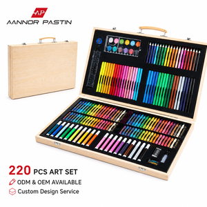Set Artistico Deluxe in Legno OEM, Kit per Disegno e Pittura, Confezione Regalo Creativa per Adulti - Product Image 2