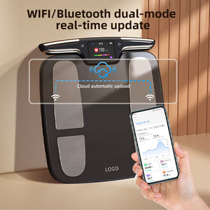 अद्वितीय ओम 8 इलेक्ट्रोड ब्लूटूथ iटो आईटो घरेलू शरीर के वजन पैमाने के साथ वाई-फाई बुद्धिमान डिजिटल बॉडी फैट स्केल - Product Image 2