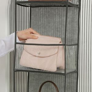 5-Shelf Over-The-Door Organizer with Side Pockets <b>Large</b> Capacity Hanging <b>Storage</b> Organizer for Bedroom Bathroom Nursery Kidroom - Product Image 5