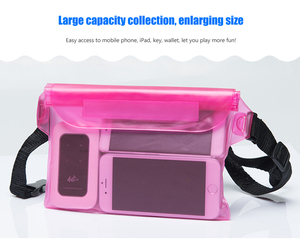 Waterproof Phone Waist <b>Bag</b> Transparent Window Sports Dry <b>Bag</b> with Strap for Swimming <b>Beach</b> Outdoor - Product Image 4